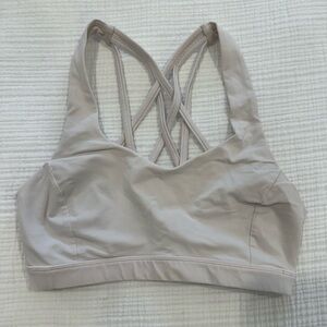 Lululemon white sports bra